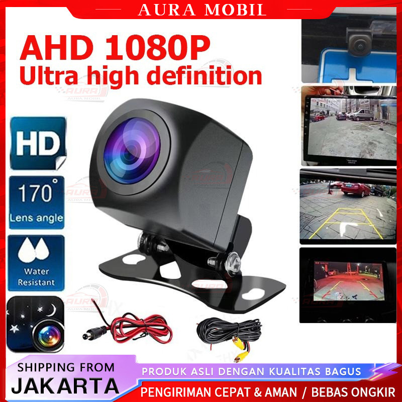 Orca Kamera Parkir AHD 720P, Night Vision HD, Waterproof, Mundur Mobil dengan Resolusi Tinggi 720P, 