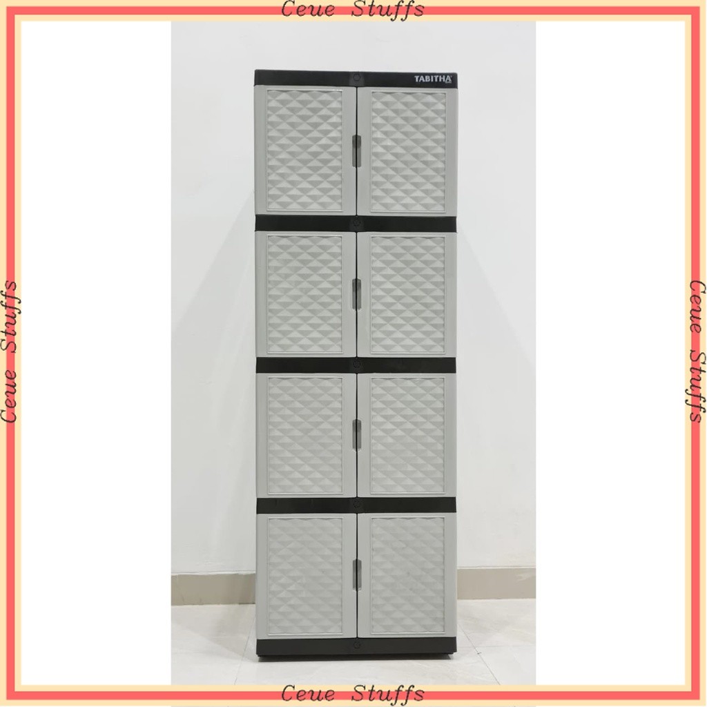 AESTHETIC PROMO MURAH TERBARU CANTIK KOKOH  Lemari Plastik Lemari Pakaian MINI ARTHA TABITHA - 4 sus