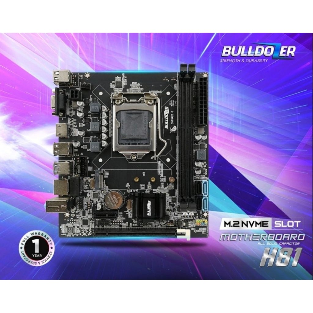 Motherboard Bulldozer H81 Sonic NVME & Gigabit LAN