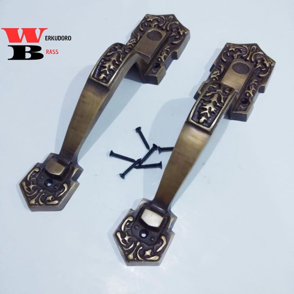 HANDLE PINTU GARAS KUNINGAN HANDLE KUNINGAN GAGANG PINTU HANDLE PINTU KUNINGAN MURAH BIMO'S