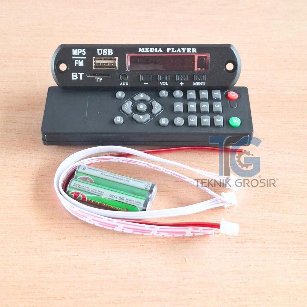 MP5 Video Player Modul – Bluetooth 12V Lengkap Siap Pakai