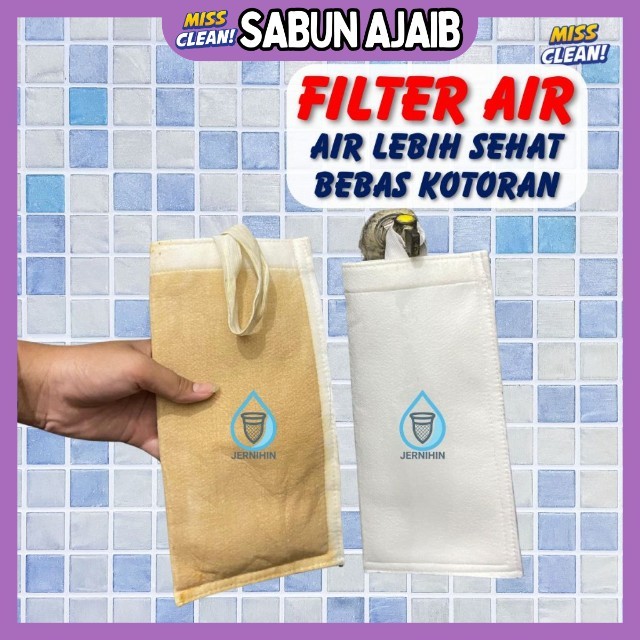 Saringan Air Keran Water Filter Kain Penjernih Air Sumur Kuning dan Bau by JERNIHIN