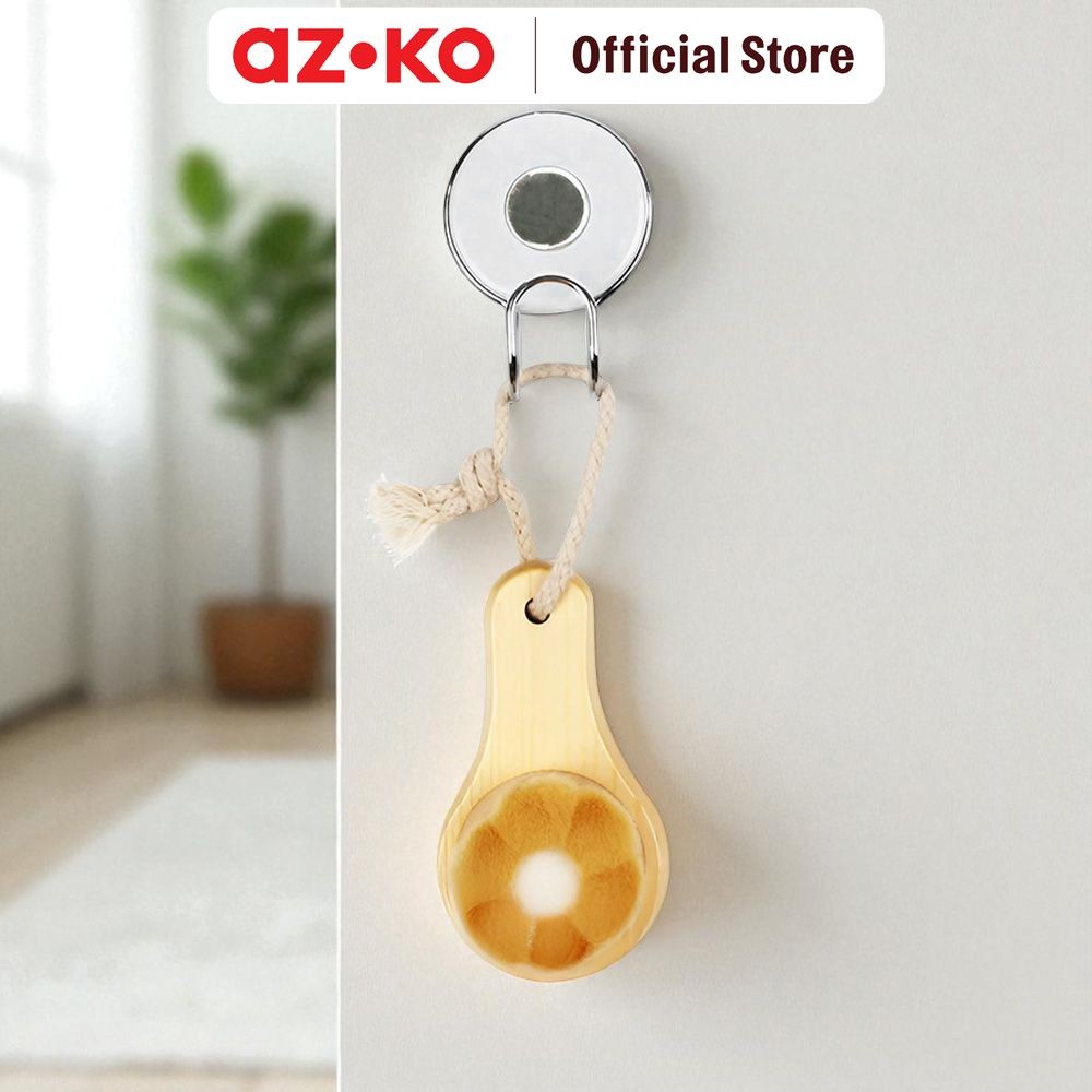 AZKO Stora Set 2 Pcs Gantungan Dinding Permanen - Putih Wall Hook Gantungan Baju Gantungan Kamar Man