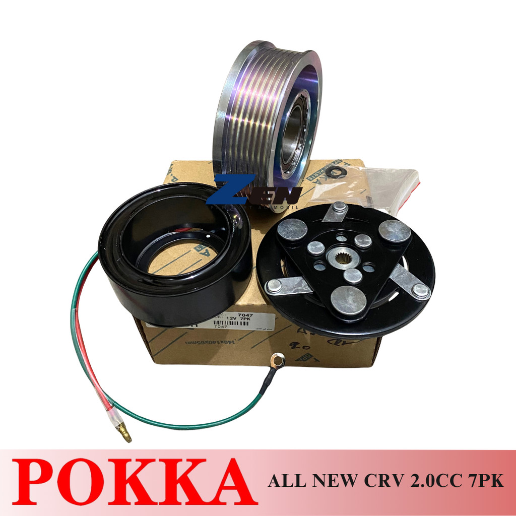 MAGNET CLUTCH ALL NEW CRV GEN 3 2.0 2000CC 7PK CIVIC NEW 1.8CC POKKA 7047