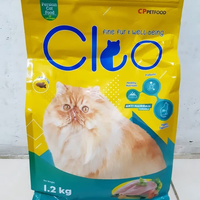 makanan kucing/ cat food Cleo Persian Fresh Pack 1.2 kg ALL LIFE STAGES (SEMUA USIA )