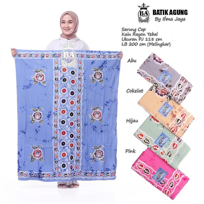 SARUNG GOYOR WANITA JUMBO SUDAH DI JAHIT / sarung wanita batik / sarung santi / sharung sholAT / SAR