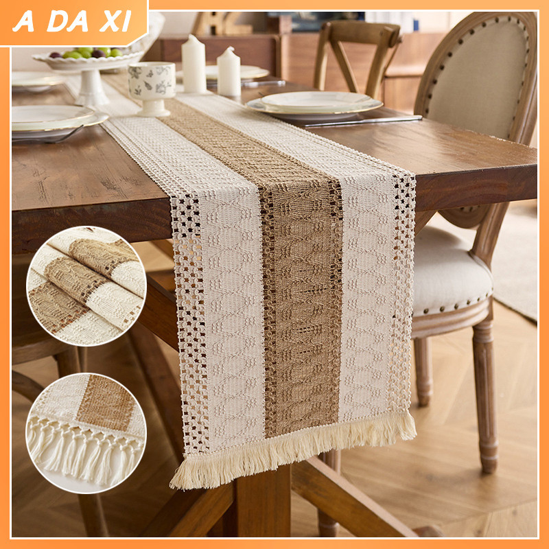 Star OFC - Table Runner Taplak Meja Makan Panjang 160cm - Tamu Rajut