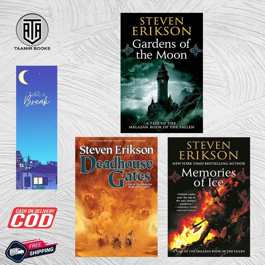 Malazan Book of the Fallen (10 book series) - Steven Erikson (English Version)