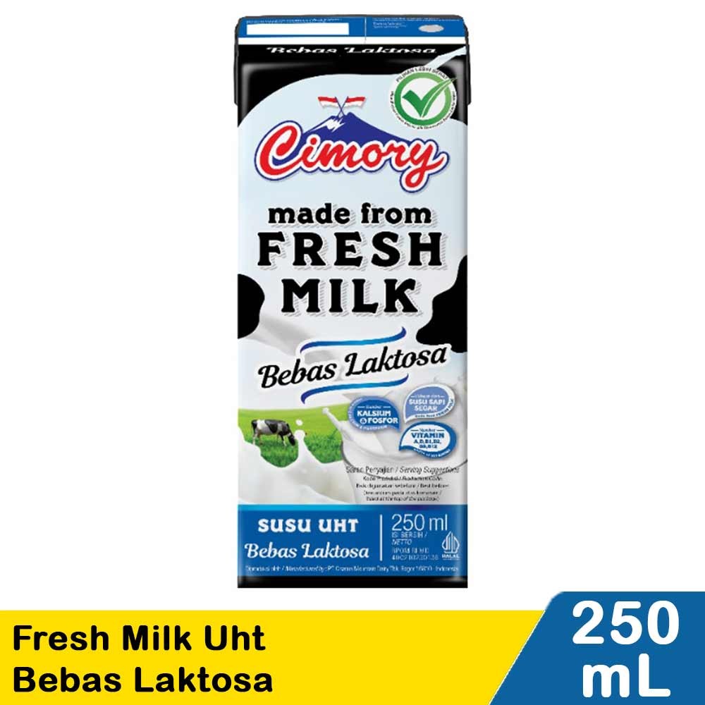 CIMORY FRESH MILK UHT BEBAS LAKTOSA 250mL