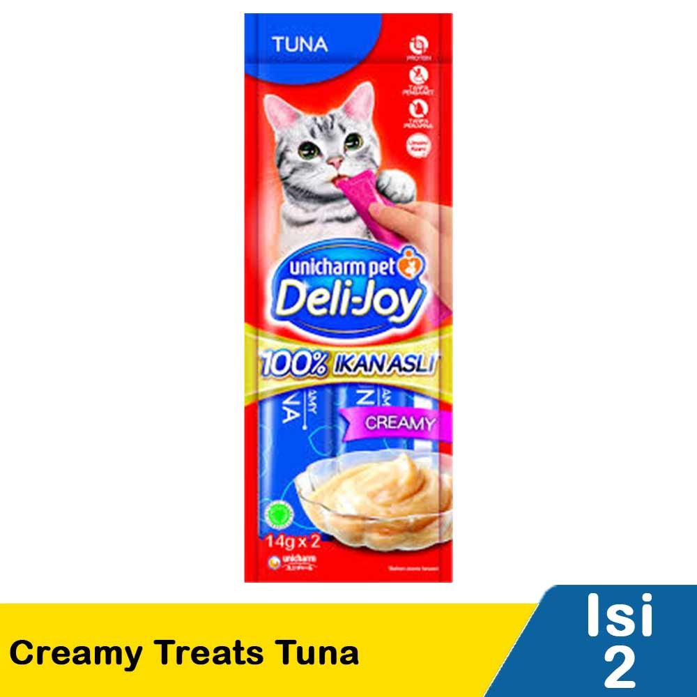 DELI-JOY CREAMY TREATS TUNA 2x14g