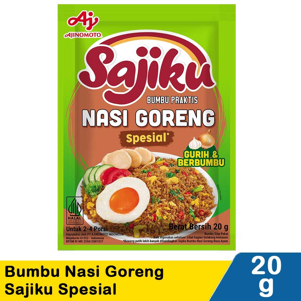 AJINOMOTO BUMBU NASI GORENG SAJIKU KECAP/SPESIAL 20g