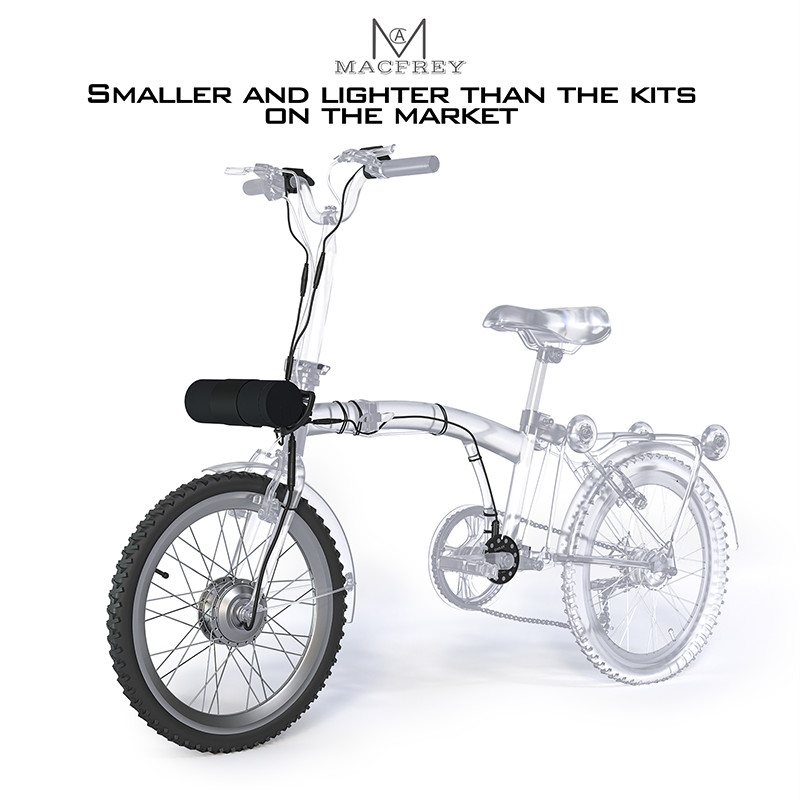 Brompton E-Bike Conversion Kits E Bike motor Kits 36V10AH Battery,Bike to Electric Bike Upgrade Kit 