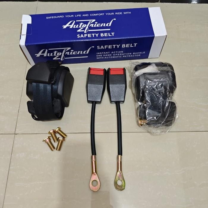 Safety Belt Sabuk Pengaman Mobil Palisade Soluna L300 matrix Picanto - Hitam