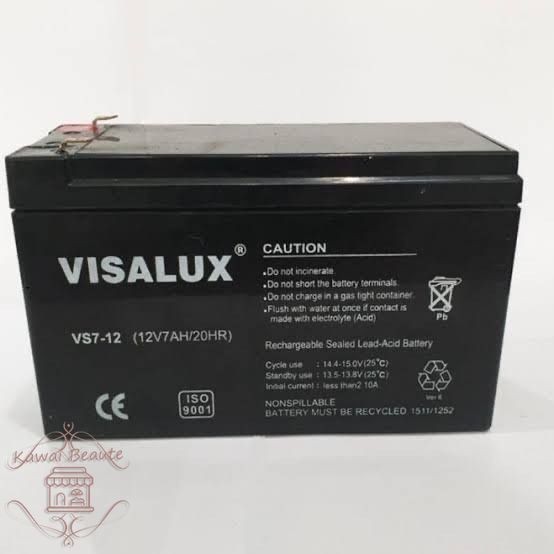 BATTERY AKI KERING UPS VISALUX 12 Volt - 7 AH / 12V - 7AH / 12V7AH