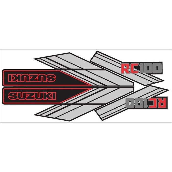 striping stiker rc 100 Suzuki RS100 spirit