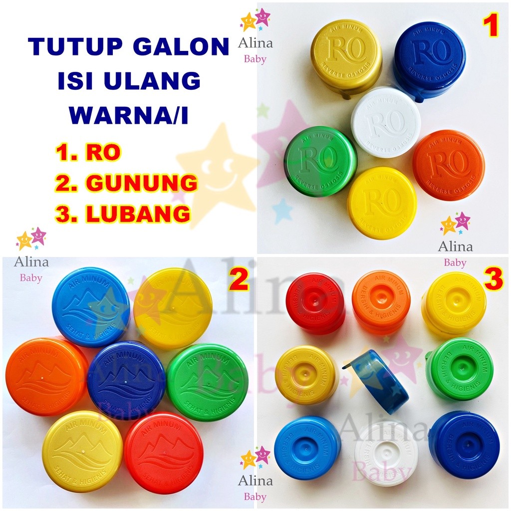 [VELFOX] Tutup Galon Isi Ulang Warna Daur Ulang