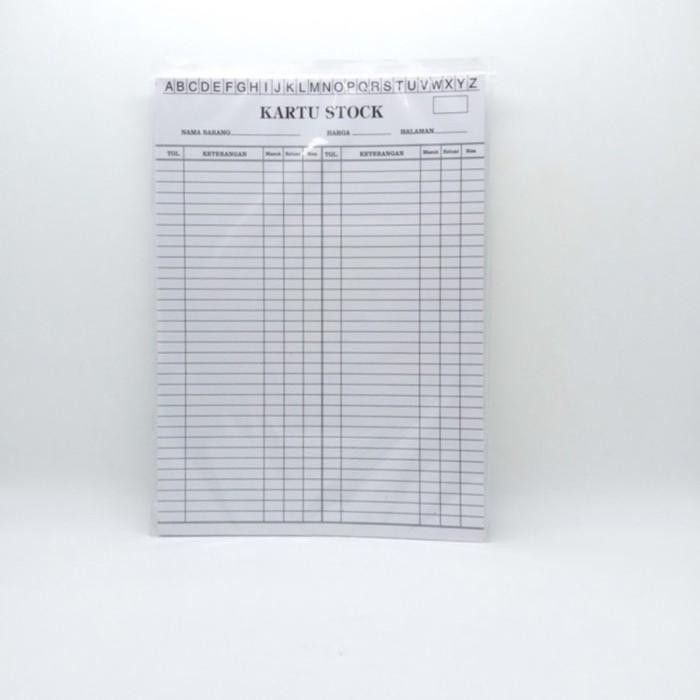 Kartu stock ukuran (folio) - vertical