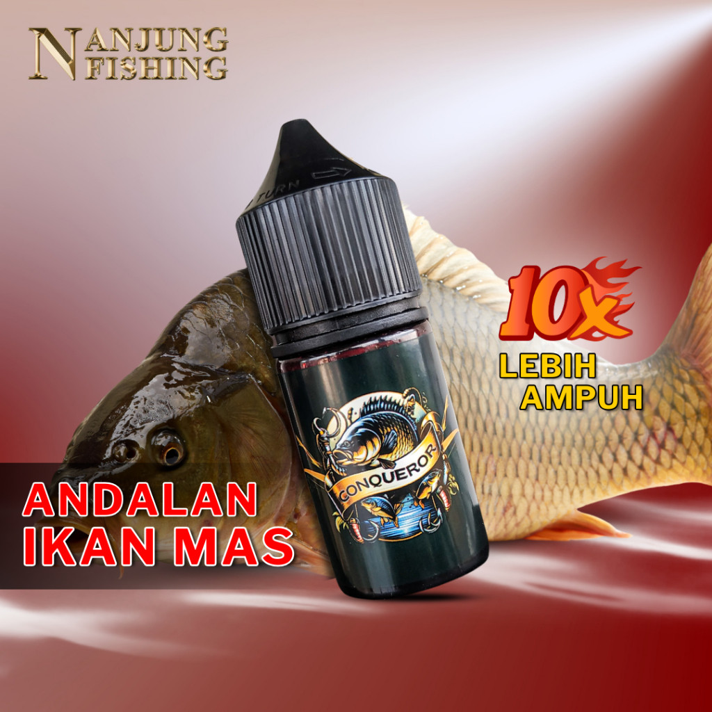 Essen Ikan Mas Conqueror Spesialis Induk Rame Galatama Galapung Umpan Putih Aci Pelet Original