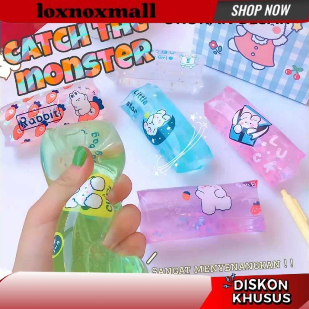new produk MAINAN CATCH THE MONSTER WATER SNACK JUMBO TARANICE