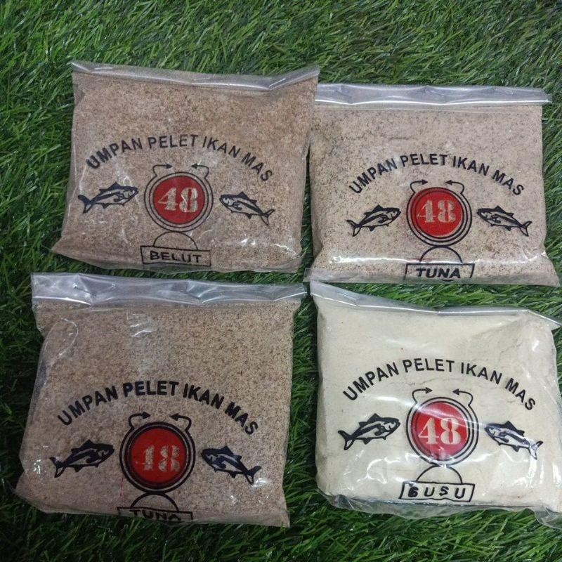 Umpan pelet ikan mas 48 Pelet 48 - umpan ikan mas - umpan pancing ikan mas 48 bervarian