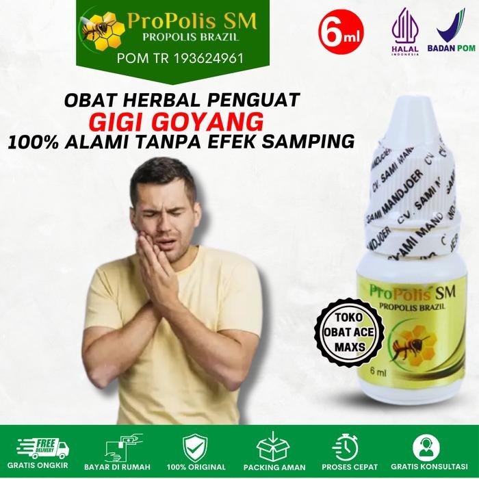 [ GERONIMO ]  Obat Penguat Gigi Goyang Sakit Gigi Sensitif Herbal - PENGUAT GIGI