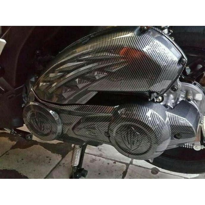 K2- TUTUP CVT DAN HAWA AEROX KARBON | COVER FILTER HAWA AEROX | COVER CVT AEROX KARBON