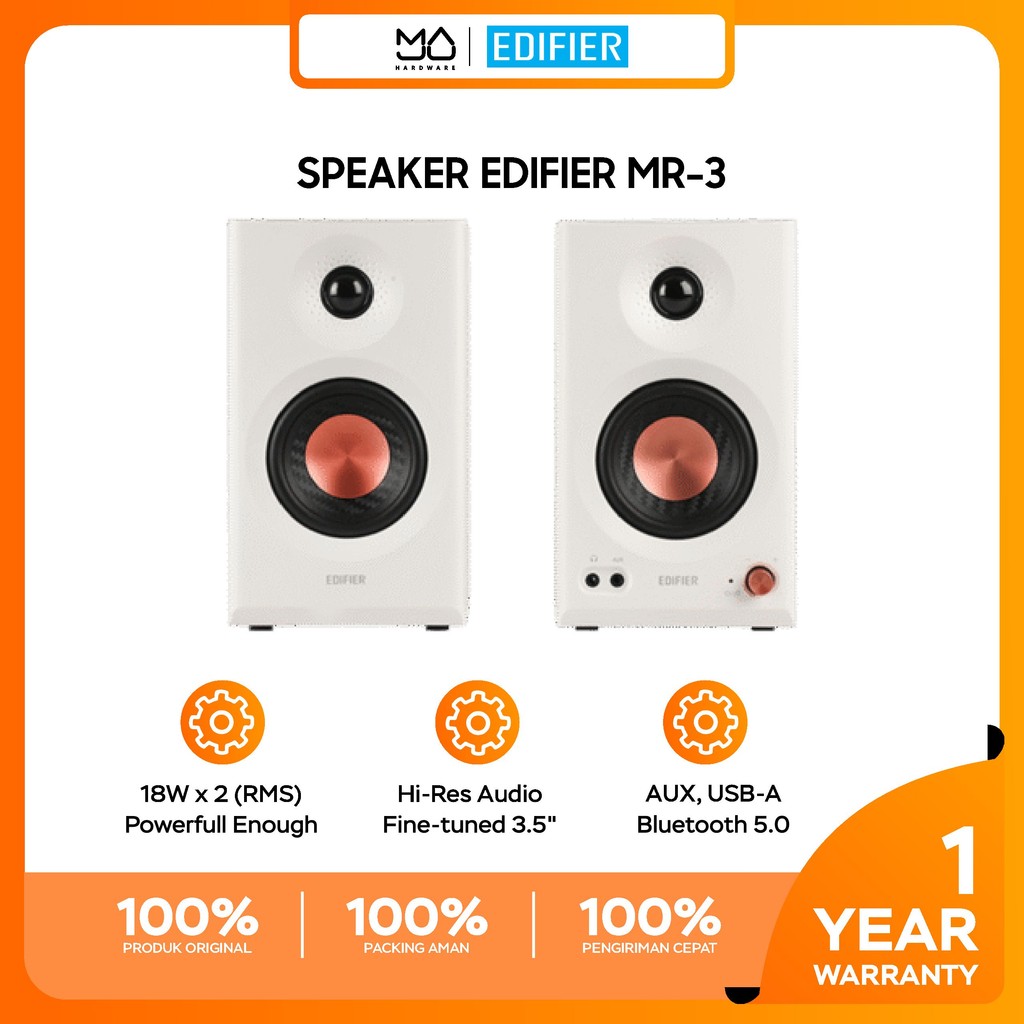 Speaker EDIFIER MR3 Powered Studio Monitor Speakers - Garansi Resmi