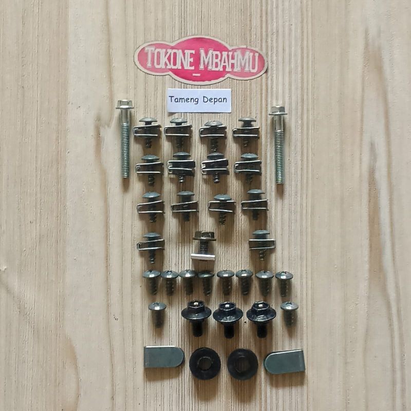 COD / Gratis Ongkir / Promo / Baut Cover Body Bodi Tameng Depan Yamaha All New Mio Soul GT 125 Motor