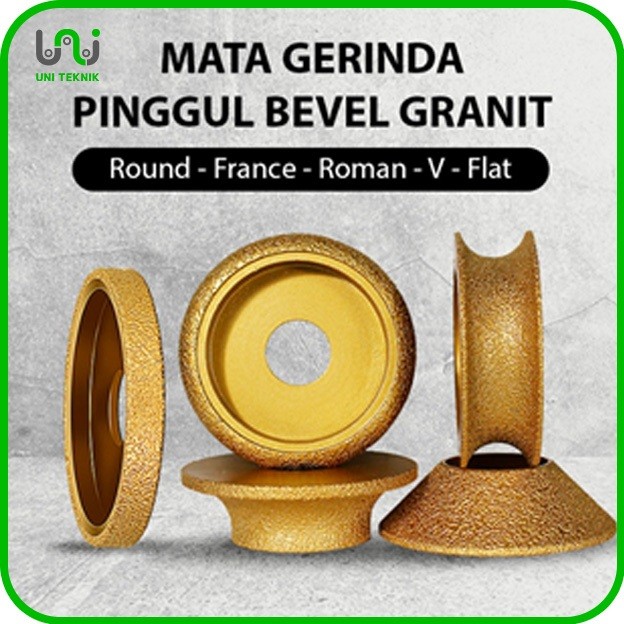 Mata Gerinda Pinggul Granit Diamond Grinding Wheel Bevel Edge Bullnose Marmer Roda Profil Batu Grani