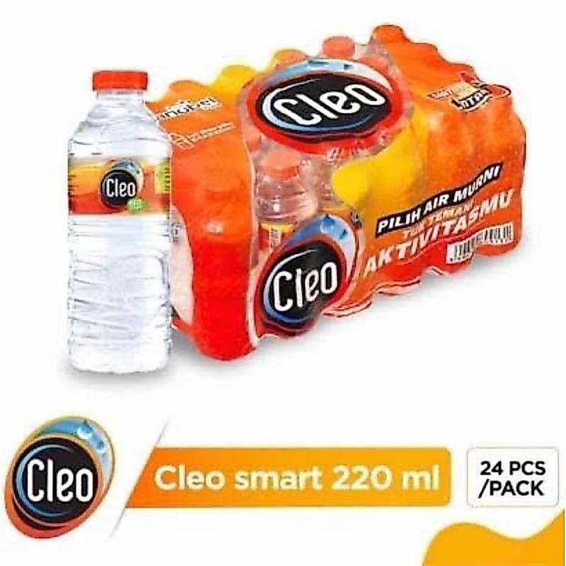 cleo 220 ml 1 dus isi 24 btl