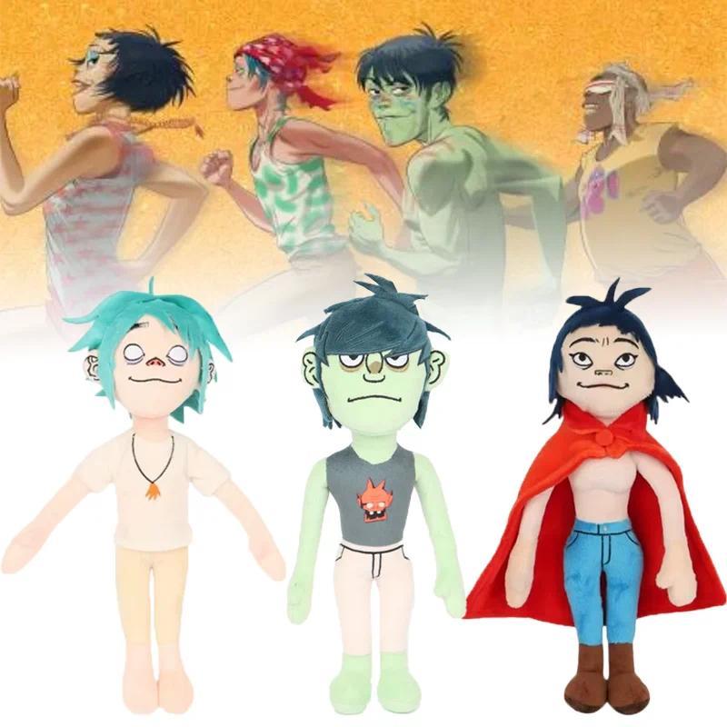 31CM New Cute Cartoon Game Anime Gorillaz Noodle aracter Plush Toys Virtual Band Street Fighter Figu