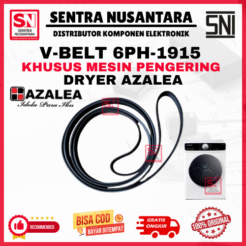 KARET MESIN PENGERING 6PH-1915 AZALEA ORIGINAL| BELTING DRYER AZALEA 6PH 1915 ASLI | VANBELT DRYER L
