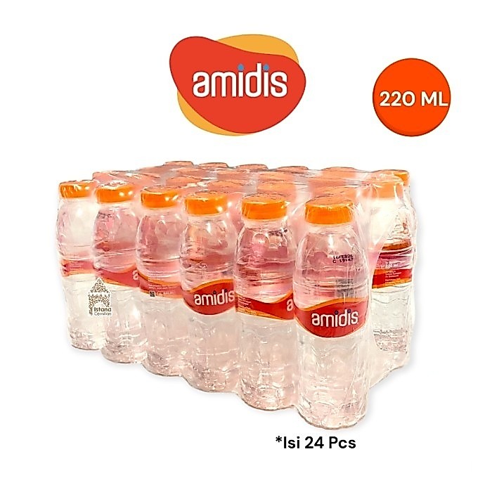 Amidis botol 220ml / Amidis 220ml / Amidis 220 ml / Air amidis kemasan 220ml / Amidis water 220 ml /