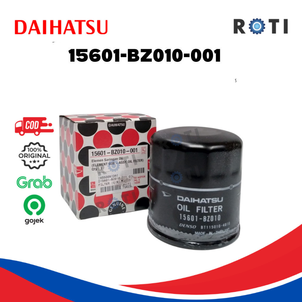 DAIHATSU 15601-BZ010-001 FILTER OLI XENIA AVANZA TERIOS RUSH