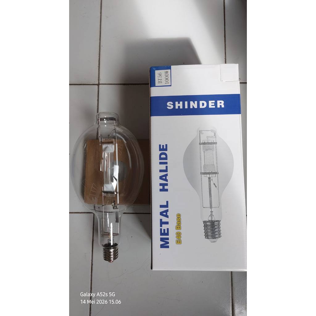 BT56 1000W-METAL HALIDE E40 BASE SHINDER - METAL HALIDE E40 BASE (BESAR)
