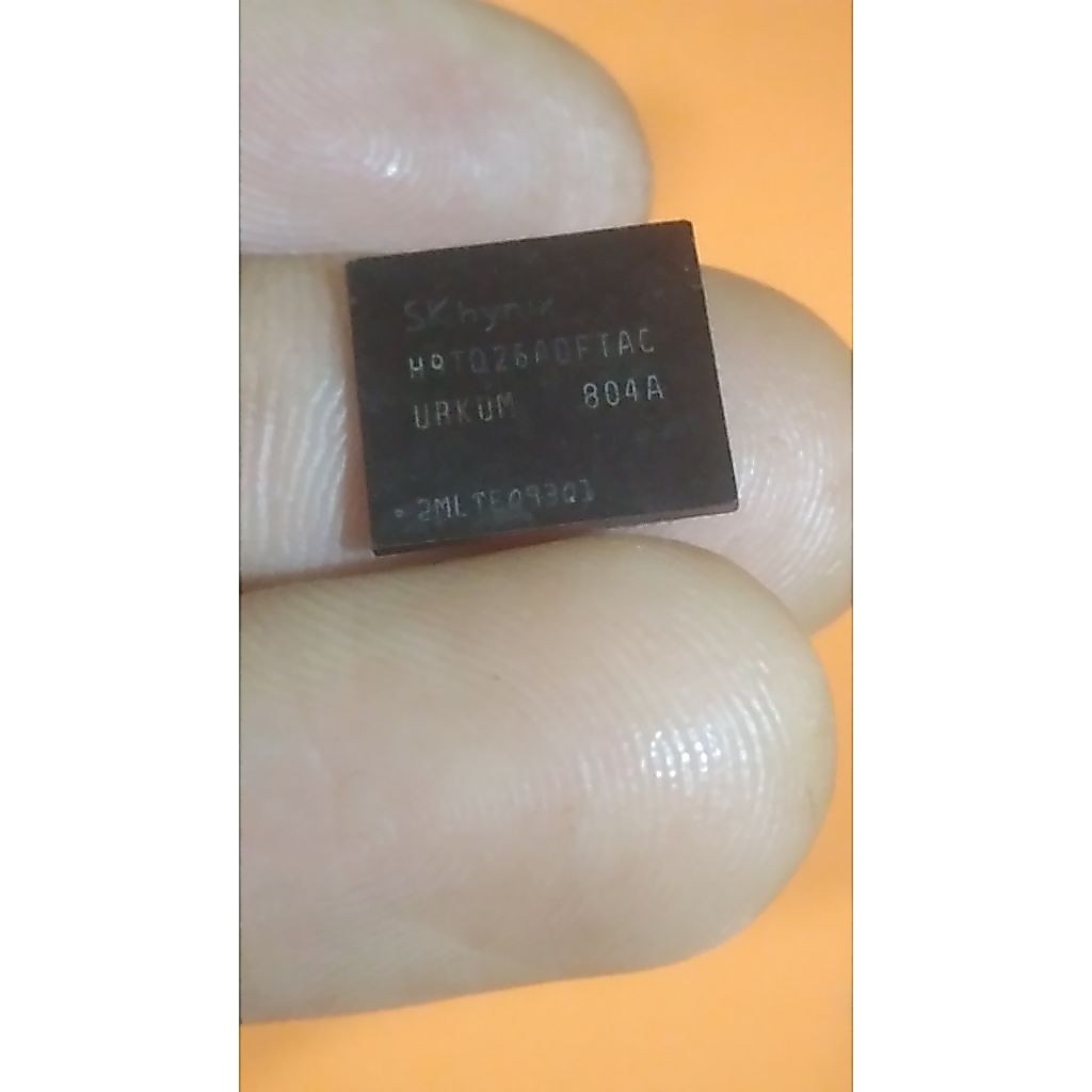 ic mmc ram skhynix H9TQ26ADFTAC bekas ori copotan samsung A03s