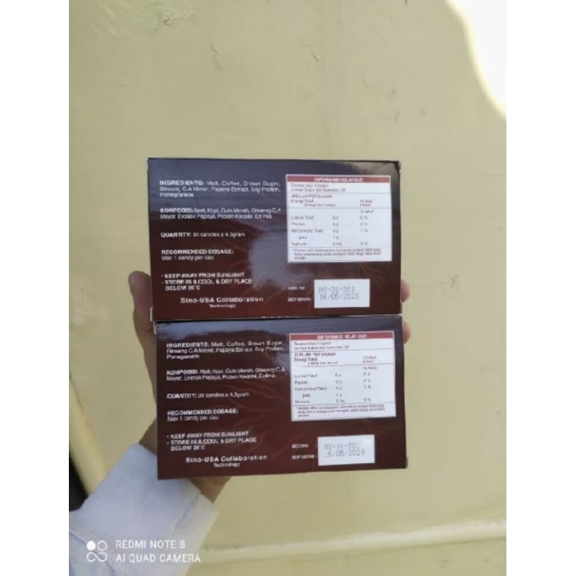 Misteri Candy Permen Kopi isi 30pcs Original