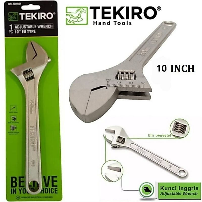 Kunci Inggris Tekiro 10" Adjustable Wrench Tekiro 10"