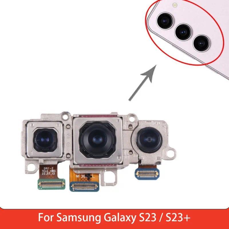 Set Lengkap Kamera Depan Belakang Untuk Samsung Galaxy S23 / S23+ Modul Kamera Belakang Suku Cadang