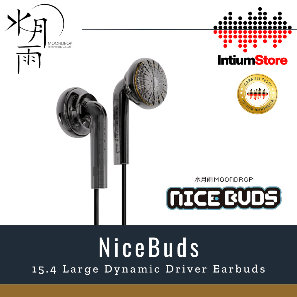 NIWASUMA Moondrop Nice Buds 15.4 Large Dynamic Driver Earbud earphone