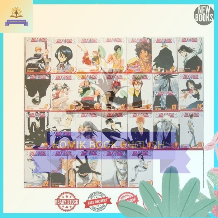 Manga Bleach, 74 Books series (English)