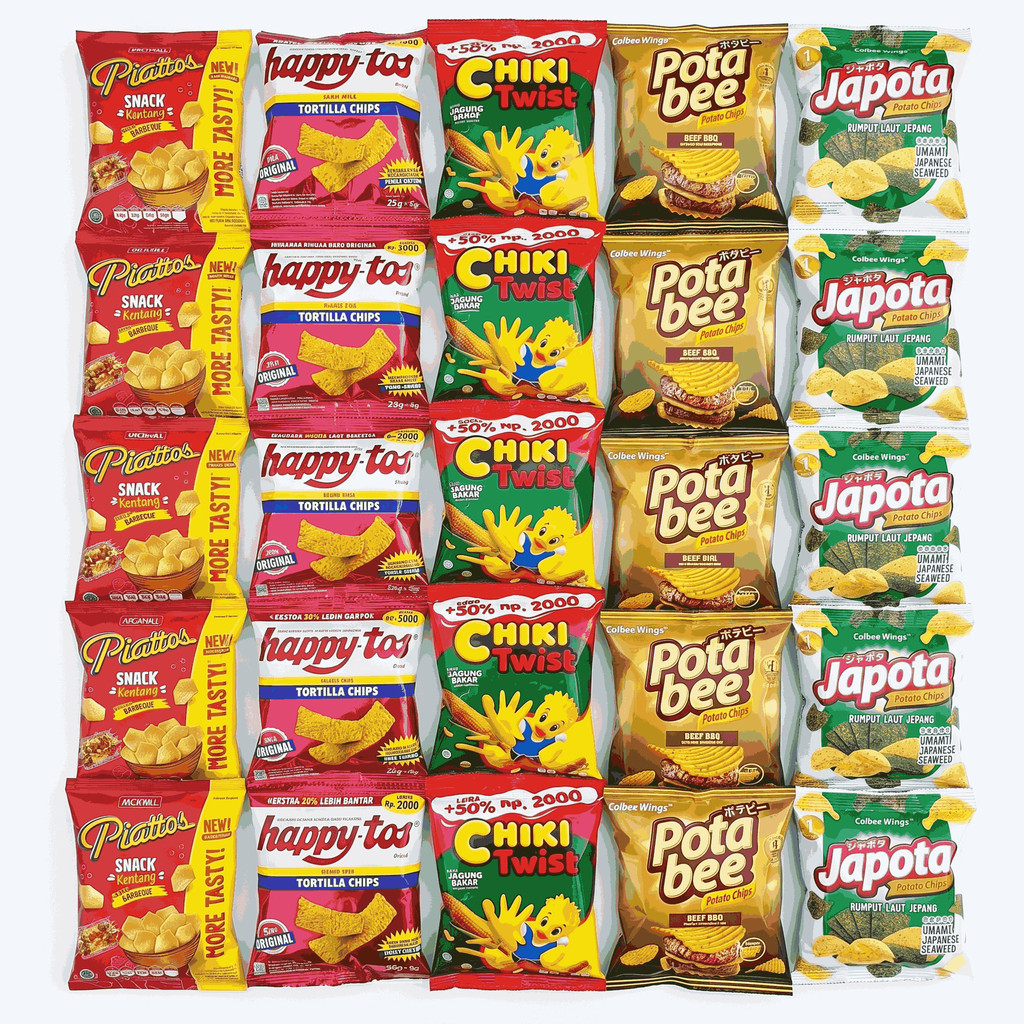 Snack Renceng Isi 10 Pcs | Snack Murah Grosir