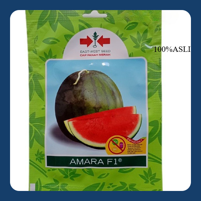 CAP PANAH MERAH - 20GR 300+ BUTIR BENIH SEMANGKA TANPA BIJI AMARA F1 KEMASAN ASLI