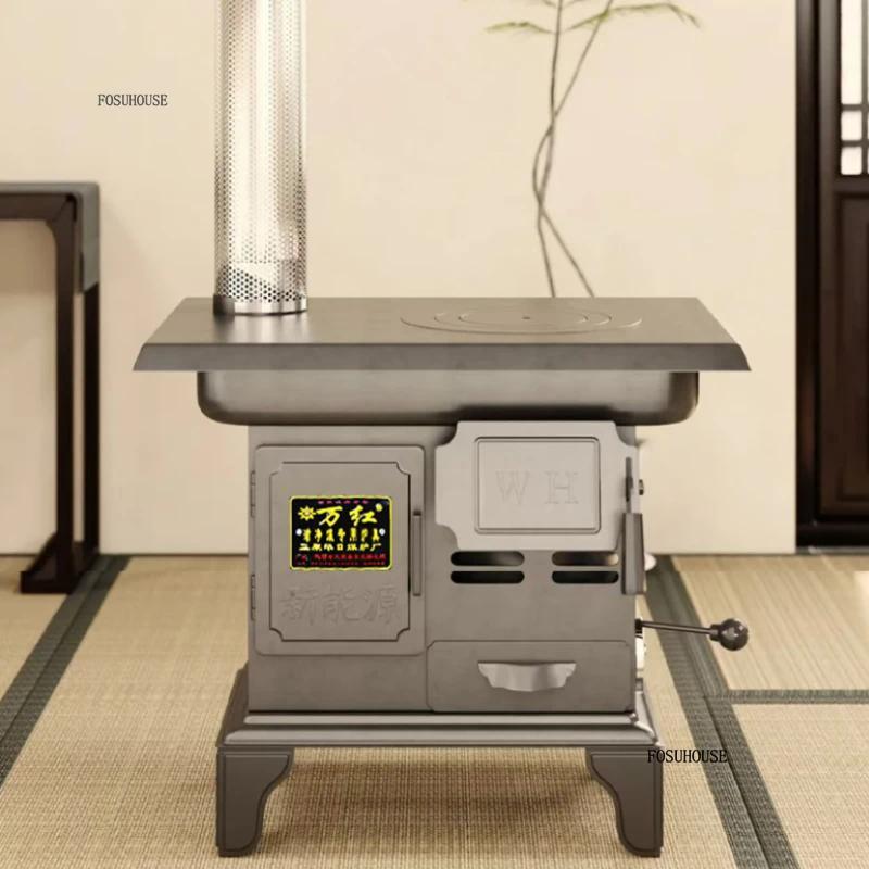 Chimeneas Indoor Heating Stove Household Wood Coal Dual-purpose Smokeless Charcoal Stove Outdoor Woo