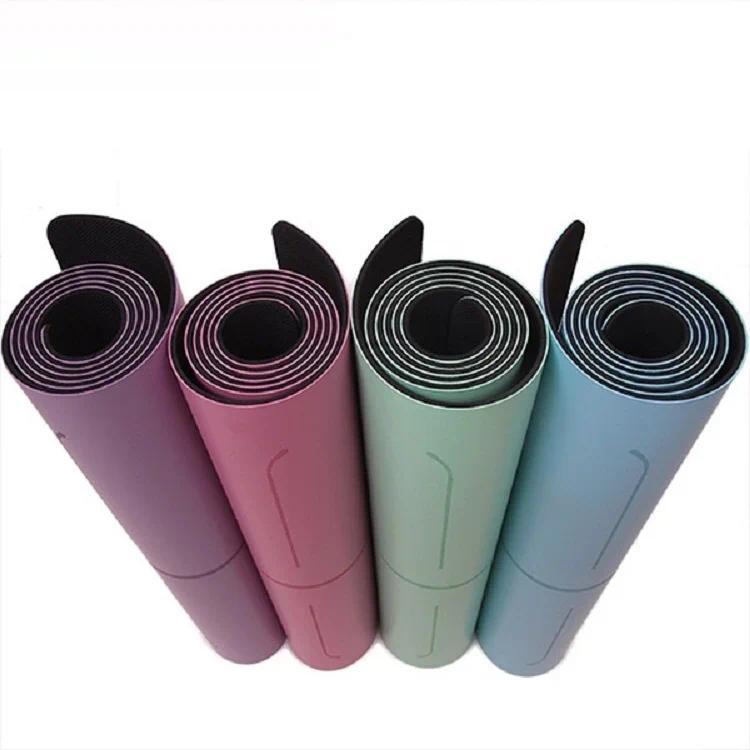 Foam Board PU Fitness Exercise Foldable Thick Kid Yoga Mat Purple Black Fog Mat Premium Private Labe