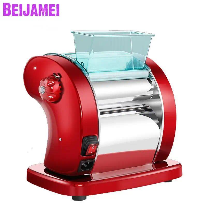 Beijamei High quality 6 gear adjustment electric noodle making machine pasta maker machine noodle pa