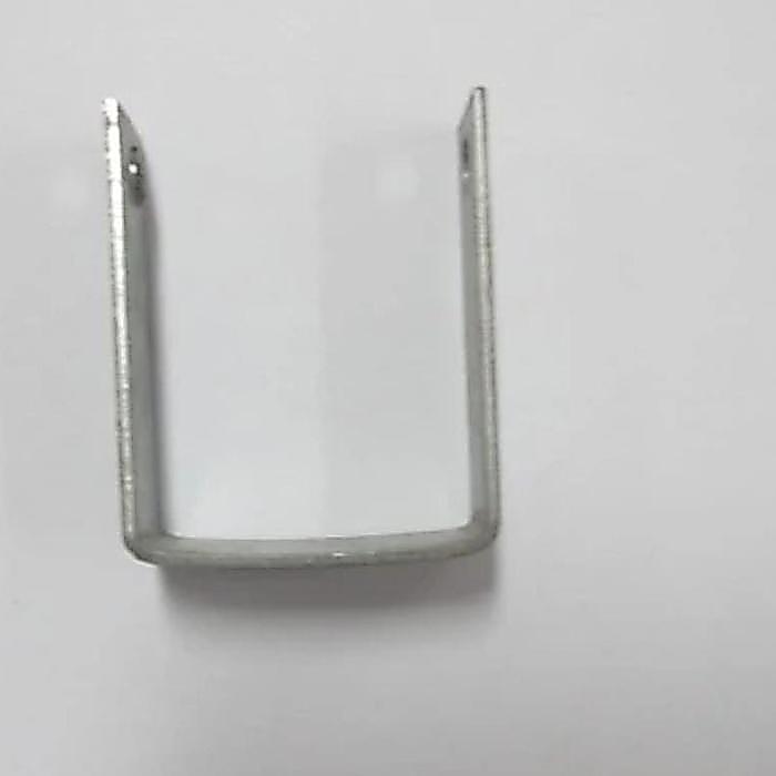 (100 Pcs) U Clamp Hollo 4x4 Putih / Gantungan Rangka Plafon /Braket Holo