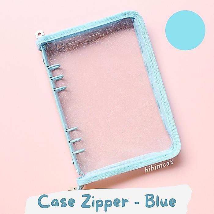 Album Photocard binder photo card zipper A5 6 ring buku glitter FREE PHOTO CARD BTS BT21 ARMY BLACKP