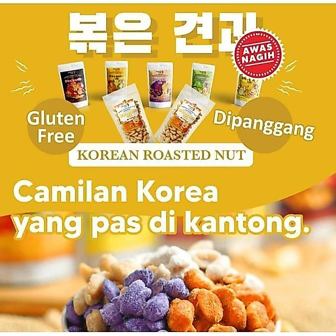 Spencer'S Daefood Korean Soft Toasted Nuts Royal Taro (40Gr) - Snack Kacang Sehat Gluten Free