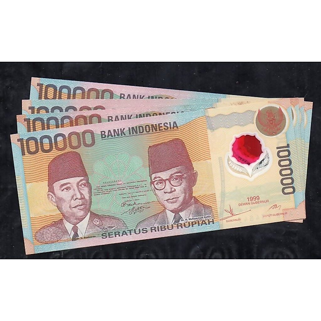 Uang Kuno 100000 Polymer Gress Mulus